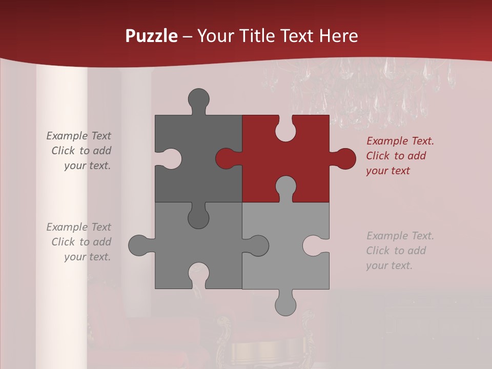 Chair Character Trategy PowerPoint Template