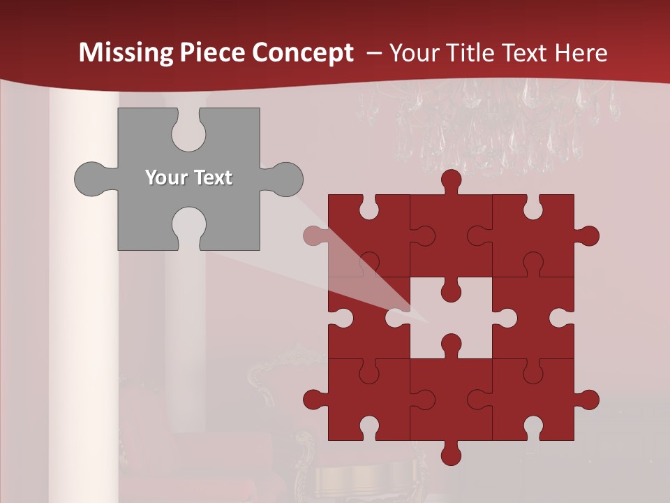 Chair Character Trategy PowerPoint Template