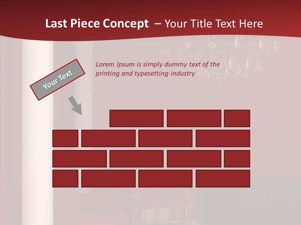 Chair Character Trategy PowerPoint Template