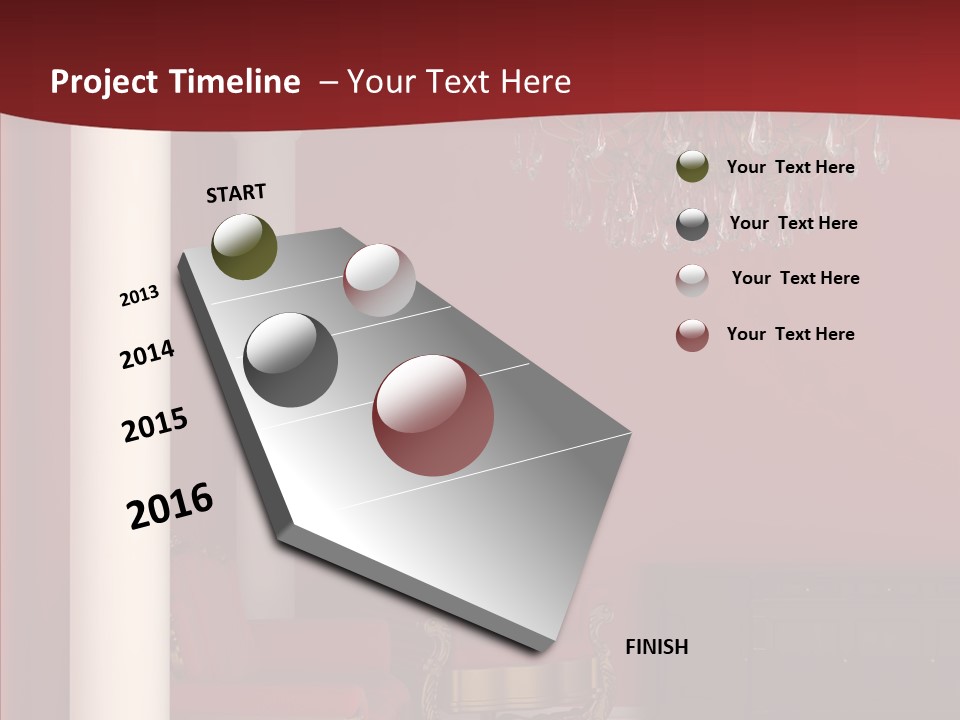 Chair Character Trategy PowerPoint Template