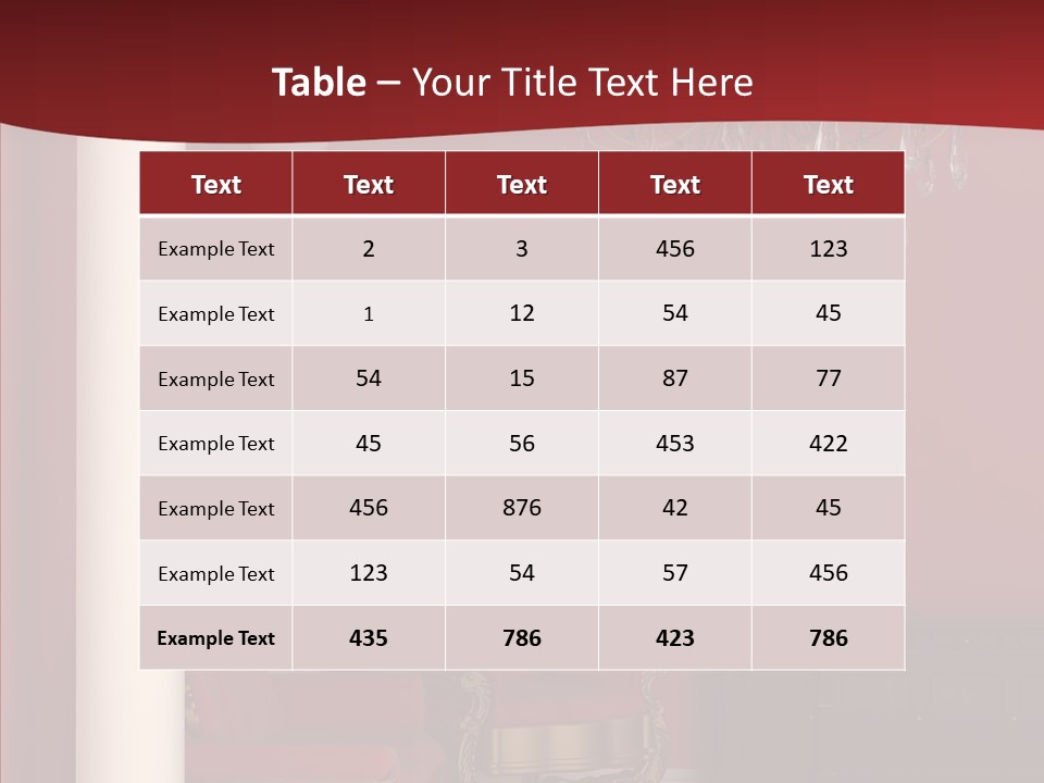 Chair Character Trategy PowerPoint Template