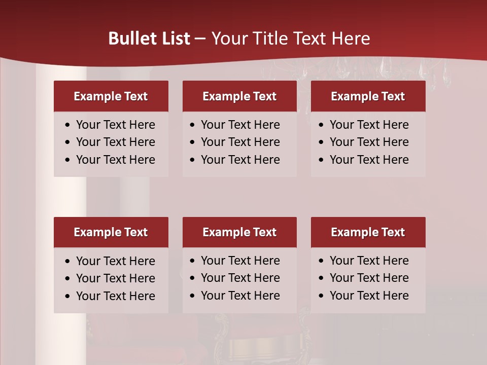 Chair Character Trategy PowerPoint Template