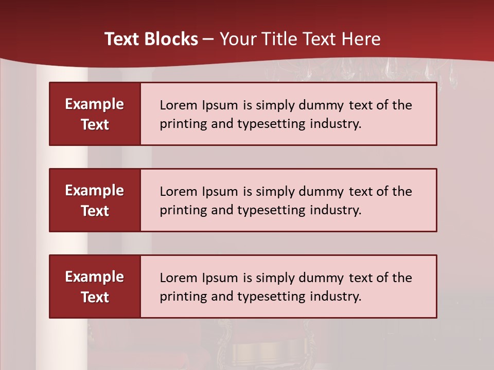 Chair Character Trategy PowerPoint Template
