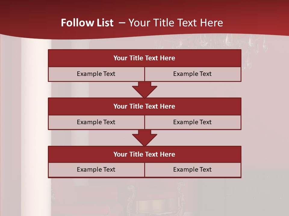 Chair Character Trategy PowerPoint Template