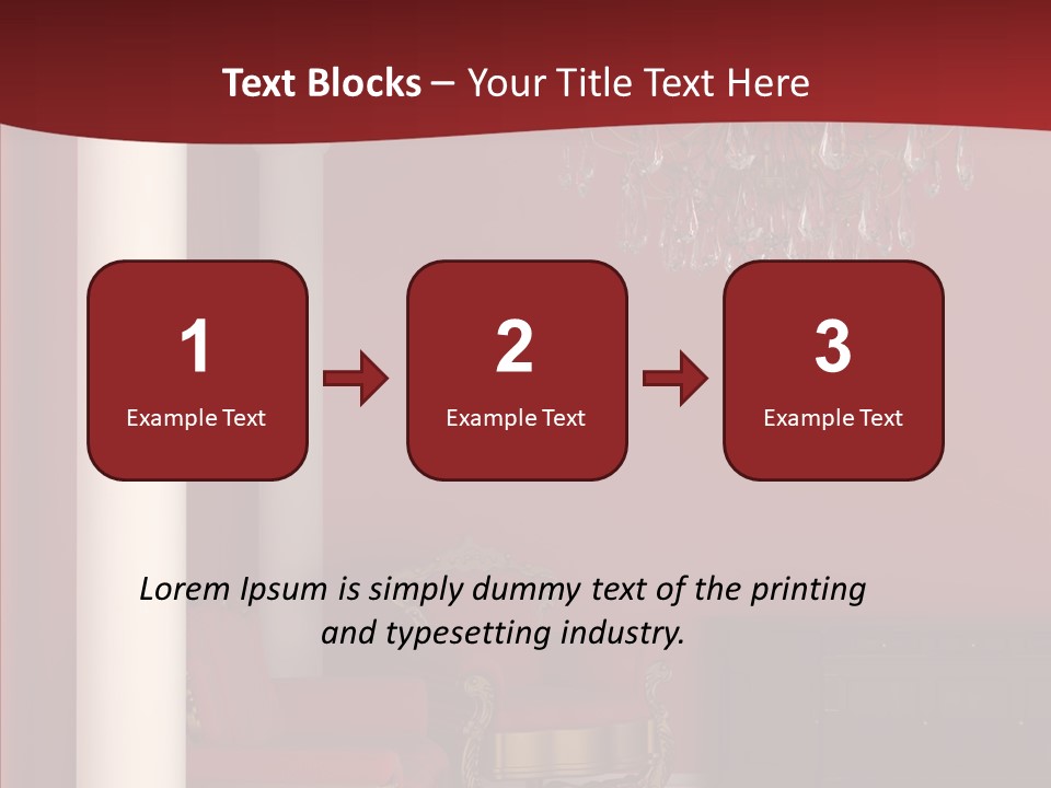 Chair Character Trategy PowerPoint Template