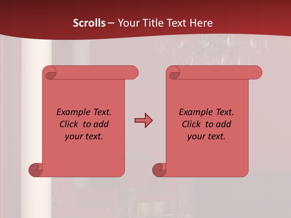 Chair Character Trategy PowerPoint Template