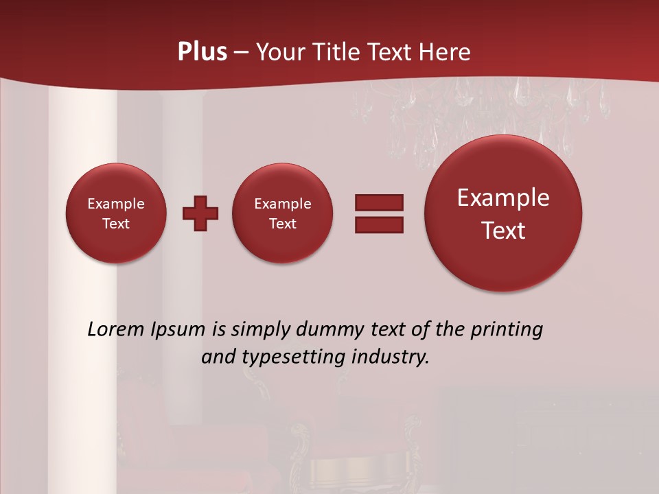 Chair Character Trategy PowerPoint Template