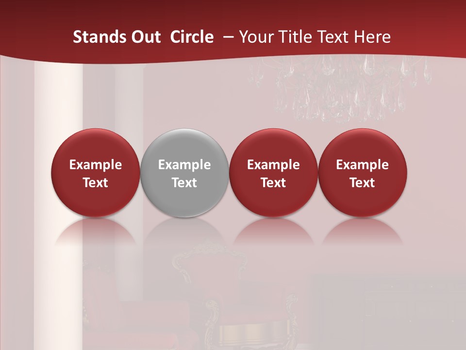 Chair Character Trategy PowerPoint Template