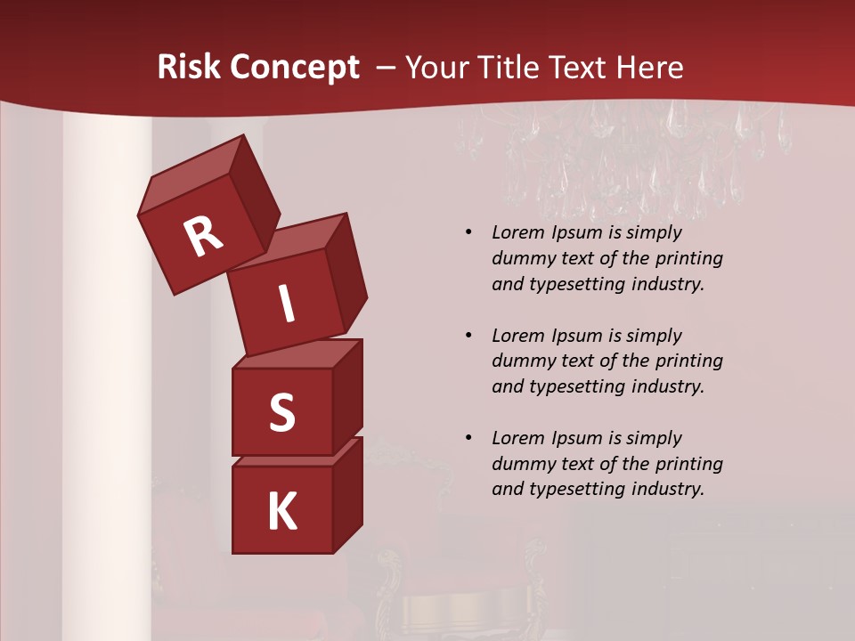 Chair Character Trategy PowerPoint Template