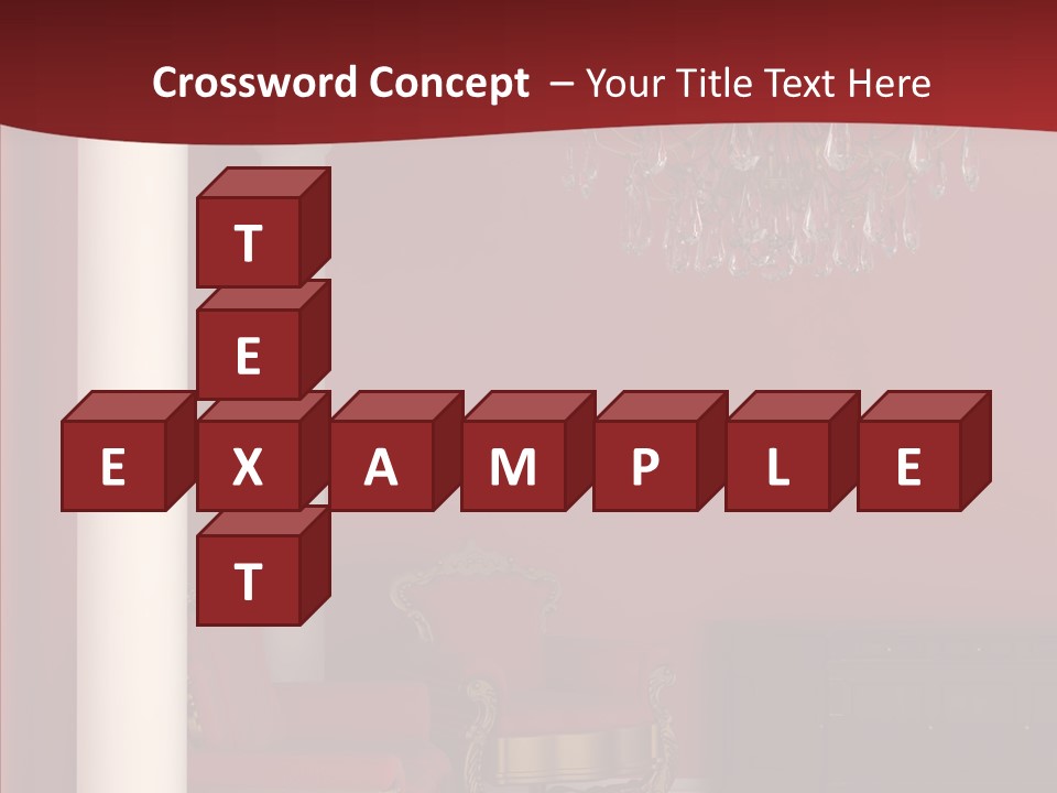 Chair Character Trategy PowerPoint Template