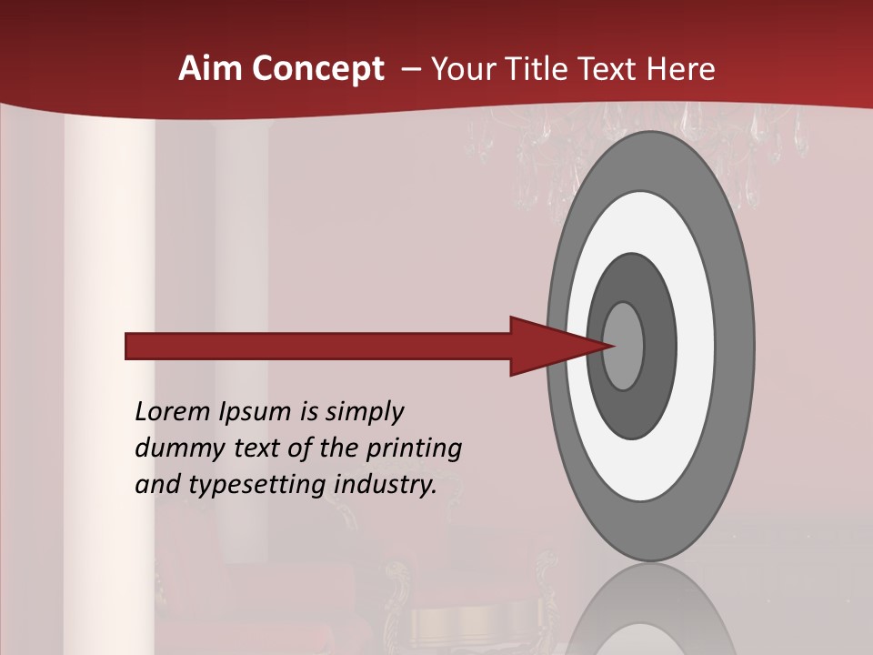Chair Character Trategy PowerPoint Template