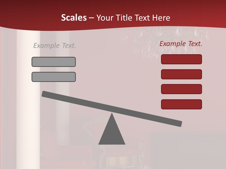 Chair Character Trategy PowerPoint Template