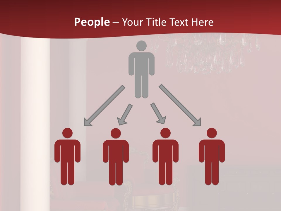 Chair Character Trategy PowerPoint Template