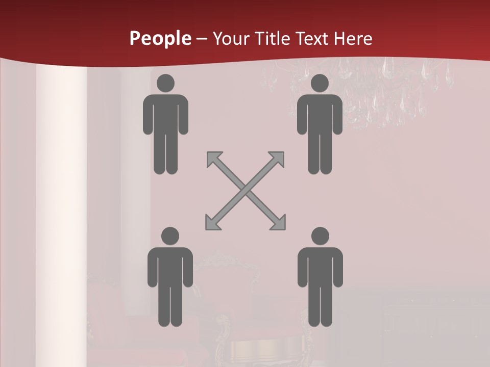 Chair Character Trategy PowerPoint Template