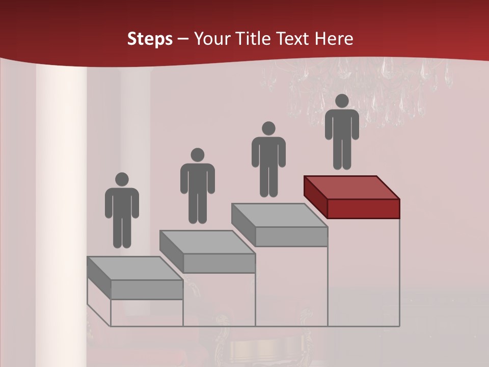 Chair Character Trategy PowerPoint Template