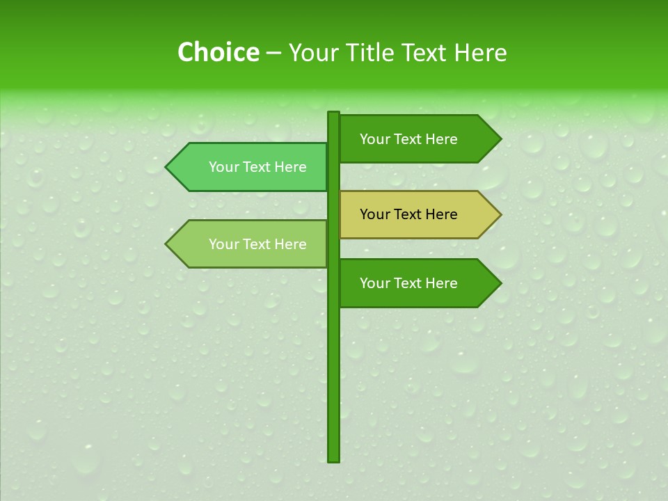 Mid Air Pattern Surface PowerPoint Template