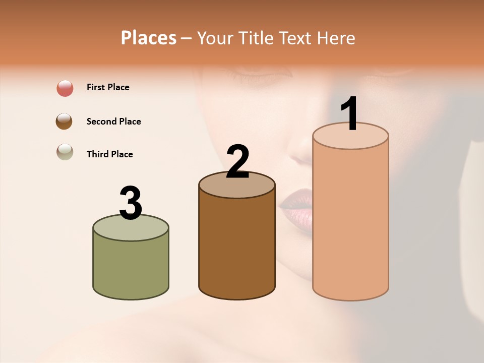 Lips Model Plumpy PowerPoint Template