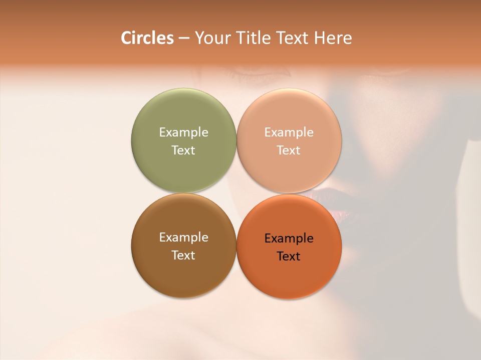 Lips Model Plumpy PowerPoint Template