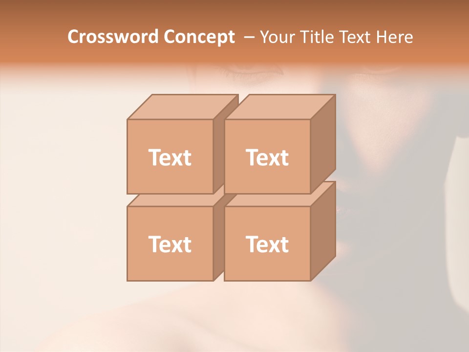Lips Model Plumpy PowerPoint Template