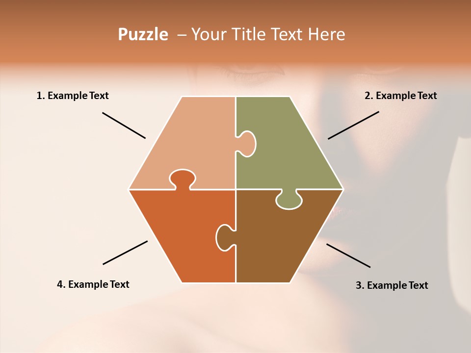 Lips Model Plumpy PowerPoint Template