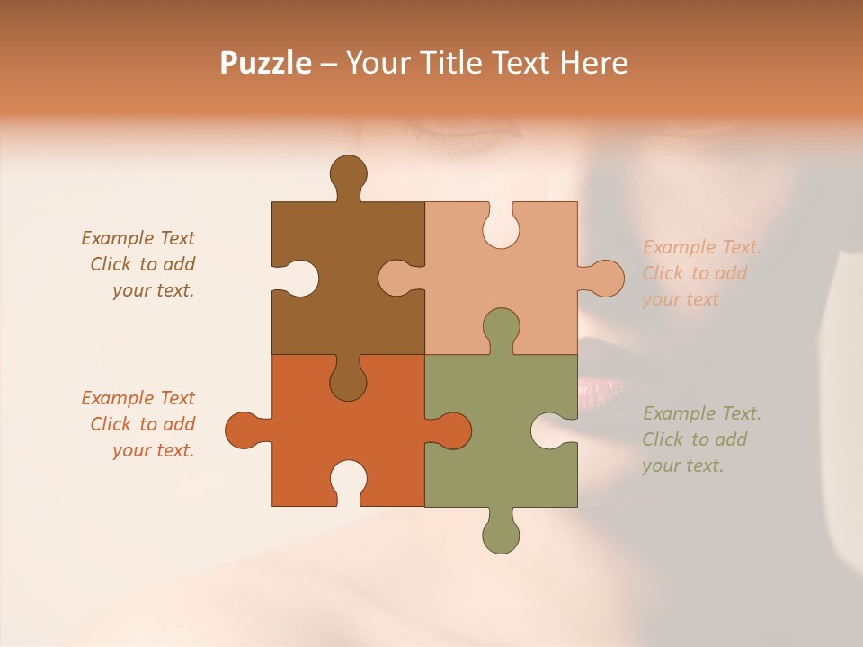 Lips Model Plumpy PowerPoint Template