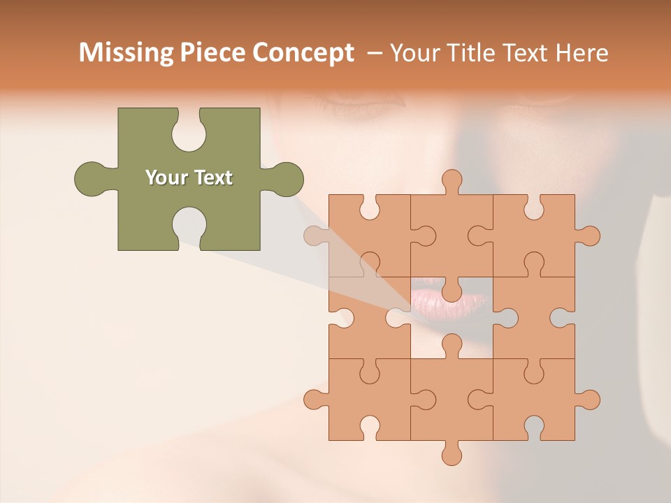 Lips Model Plumpy PowerPoint Template