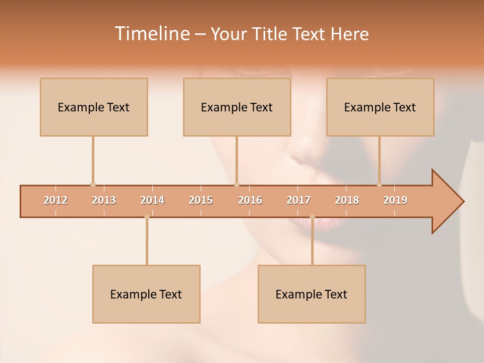 Lips Model Plumpy PowerPoint Template