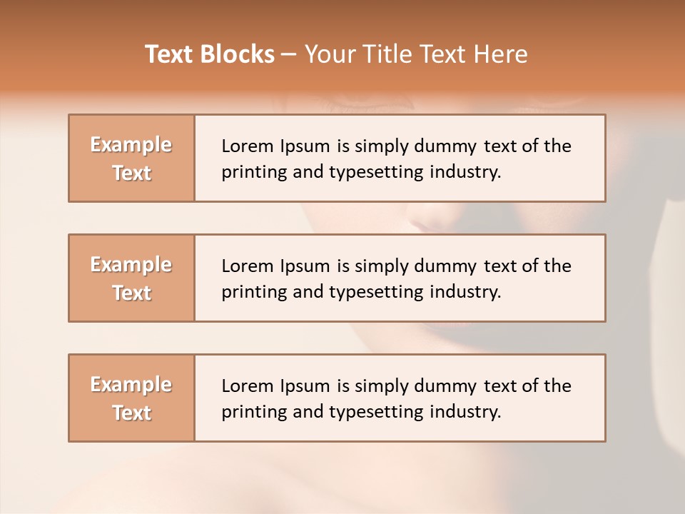 Lips Model Plumpy PowerPoint Template