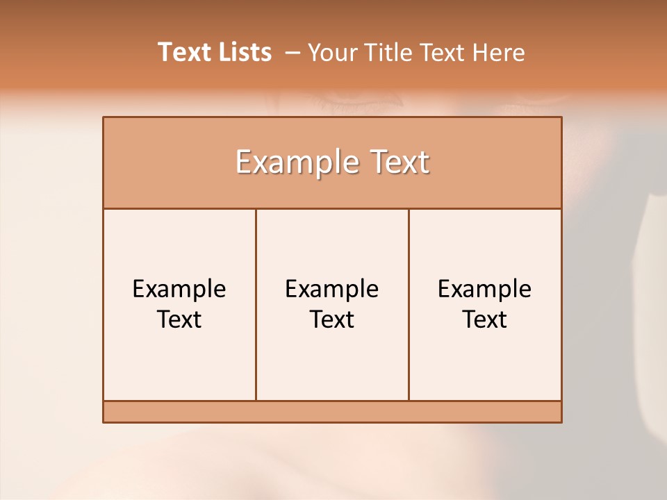 Lips Model Plumpy PowerPoint Template