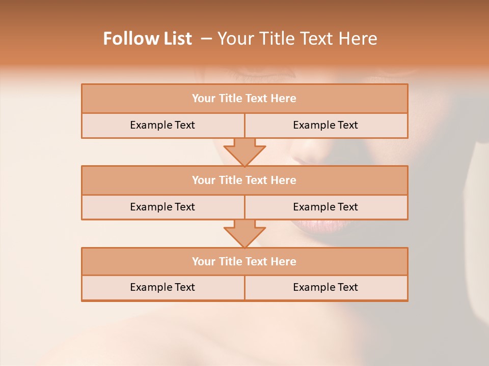 Lips Model Plumpy PowerPoint Template