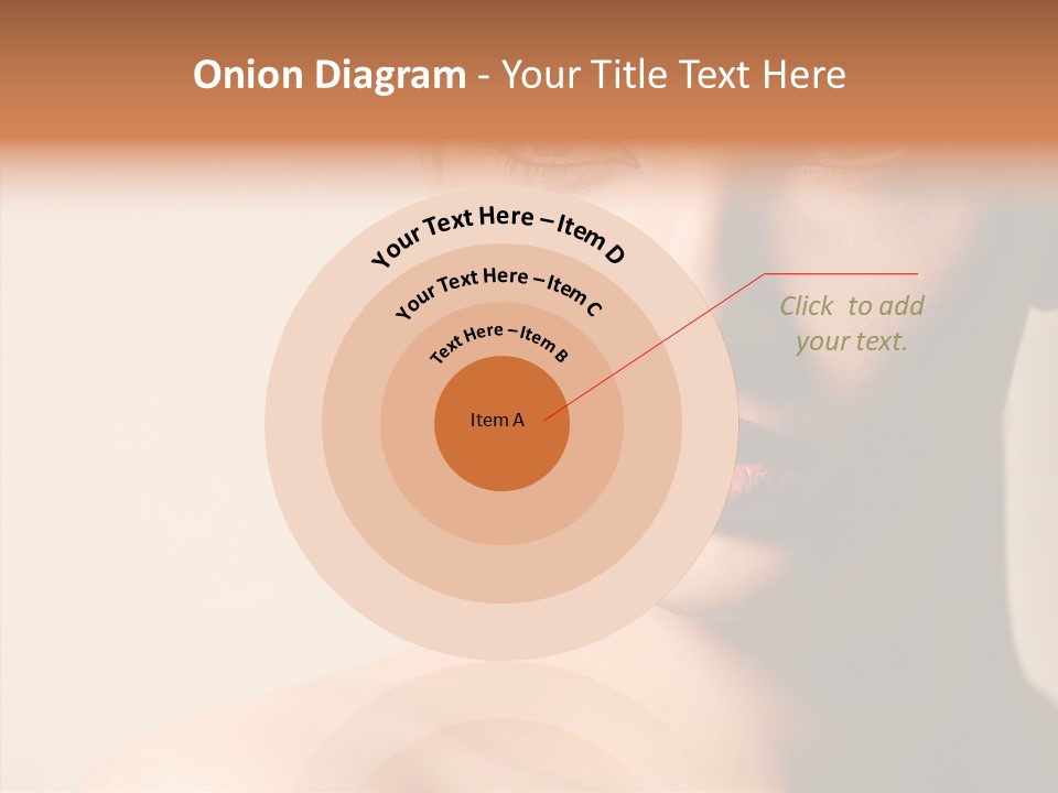 Lips Model Plumpy PowerPoint Template