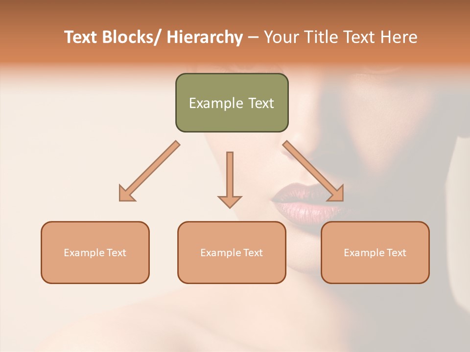 Lips Model Plumpy PowerPoint Template
