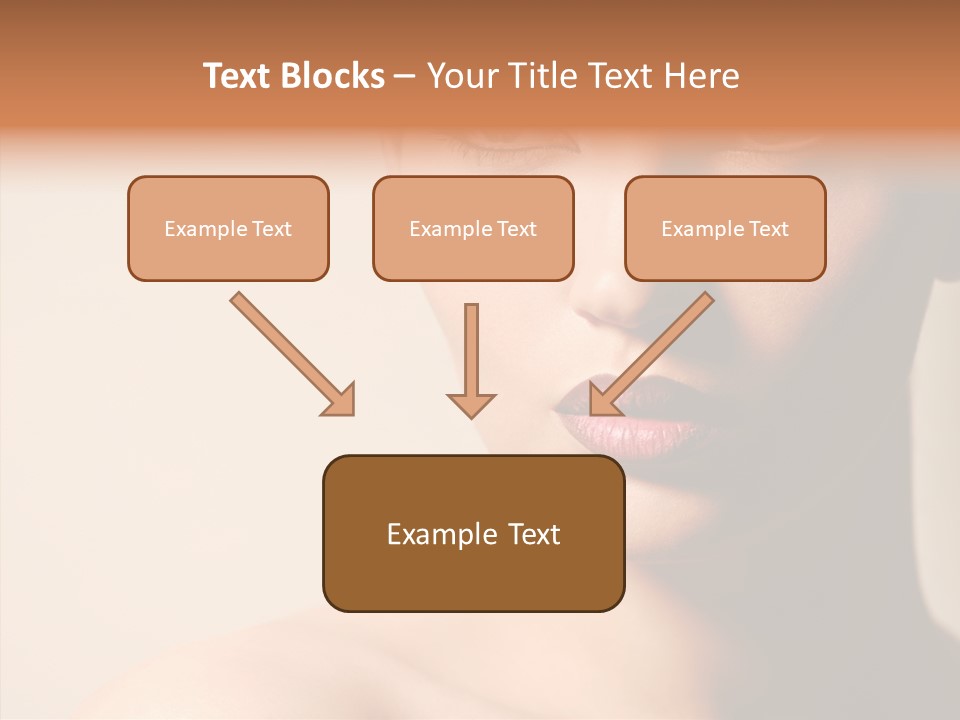 Lips Model Plumpy PowerPoint Template