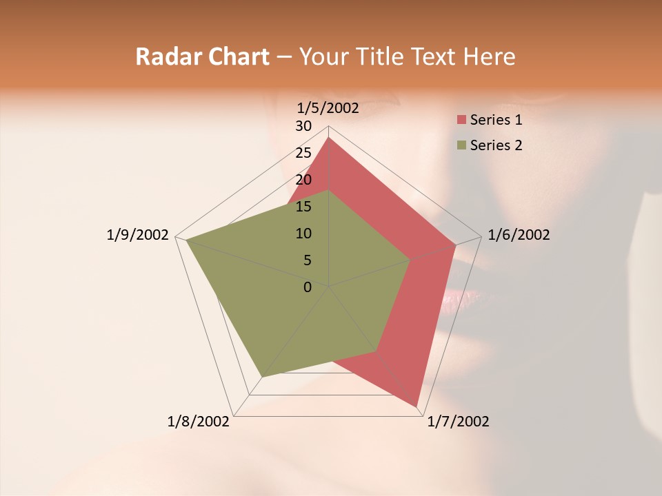 Lips Model Plumpy PowerPoint Template