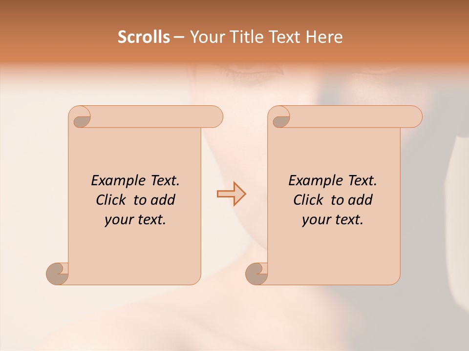Lips Model Plumpy PowerPoint Template