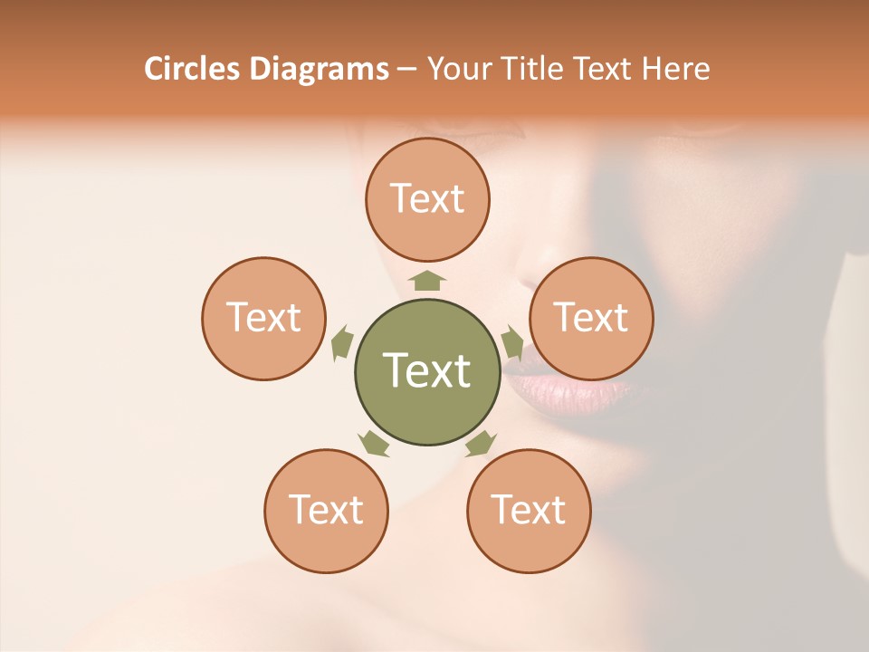 Lips Model Plumpy PowerPoint Template