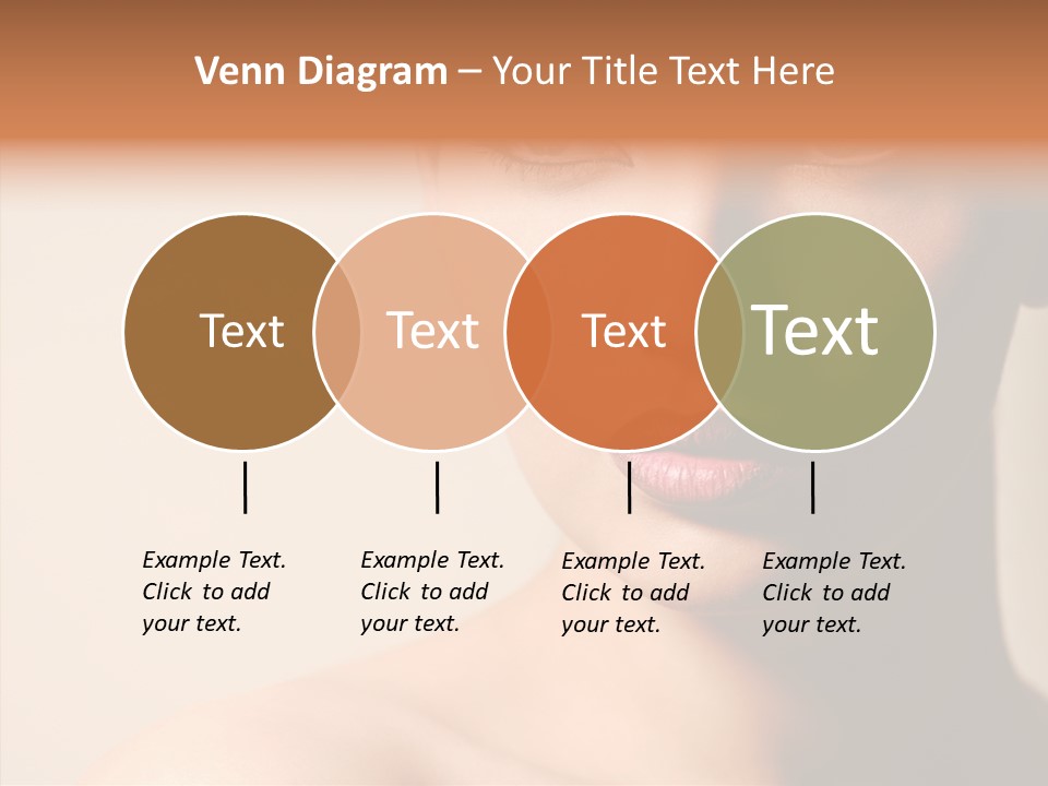 Lips Model Plumpy PowerPoint Template