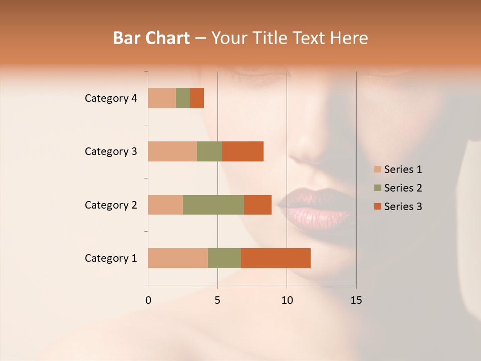 Lips Model Plumpy PowerPoint Template