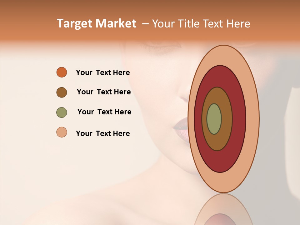 Lips Model Plumpy PowerPoint Template