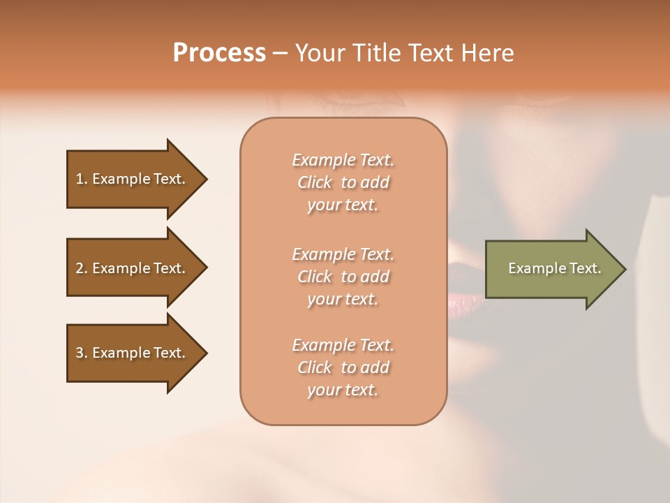 Lips Model Plumpy PowerPoint Template