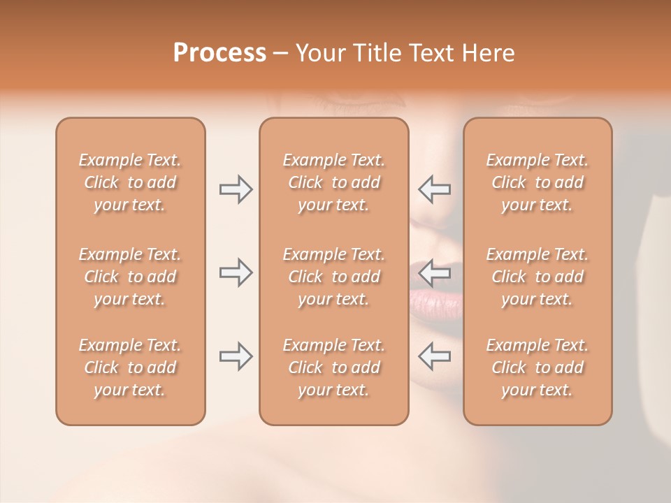 Lips Model Plumpy PowerPoint Template