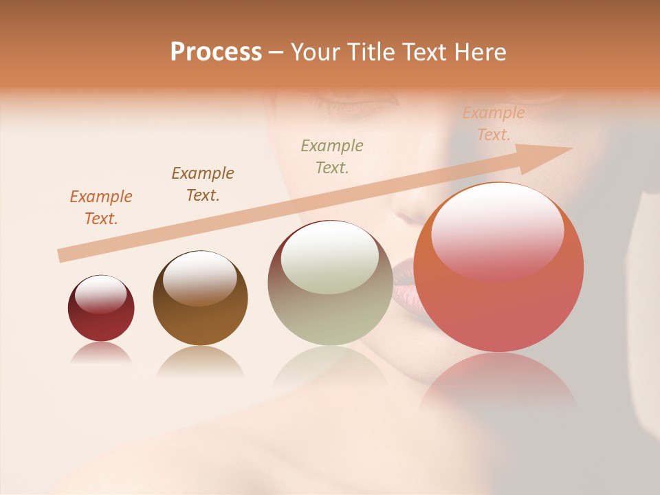 Lips Model Plumpy PowerPoint Template