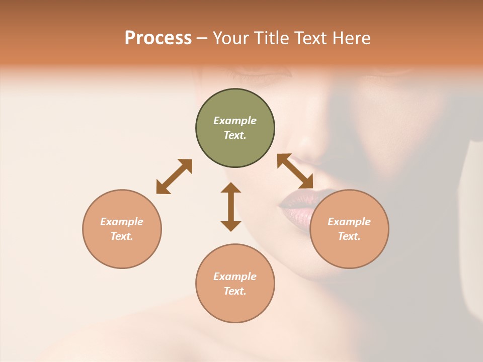 Lips Model Plumpy PowerPoint Template