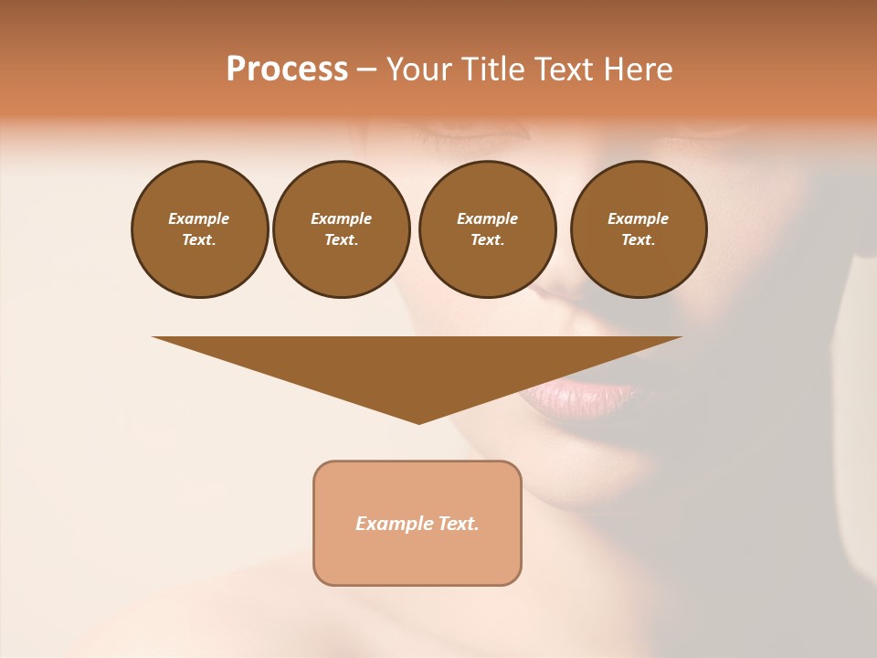 Lips Model Plumpy PowerPoint Template