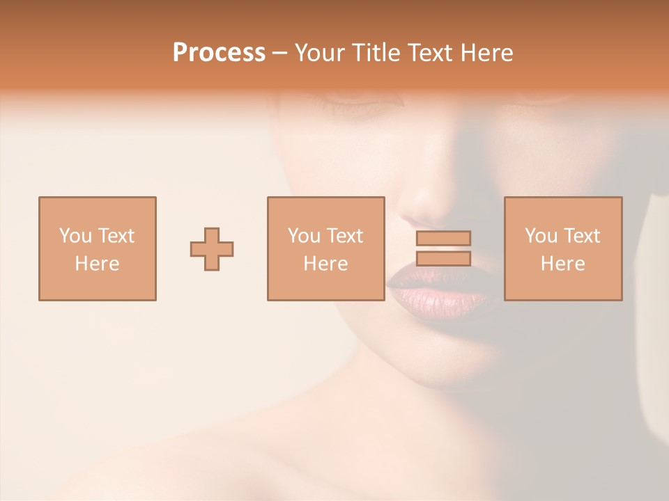 Lips Model Plumpy PowerPoint Template