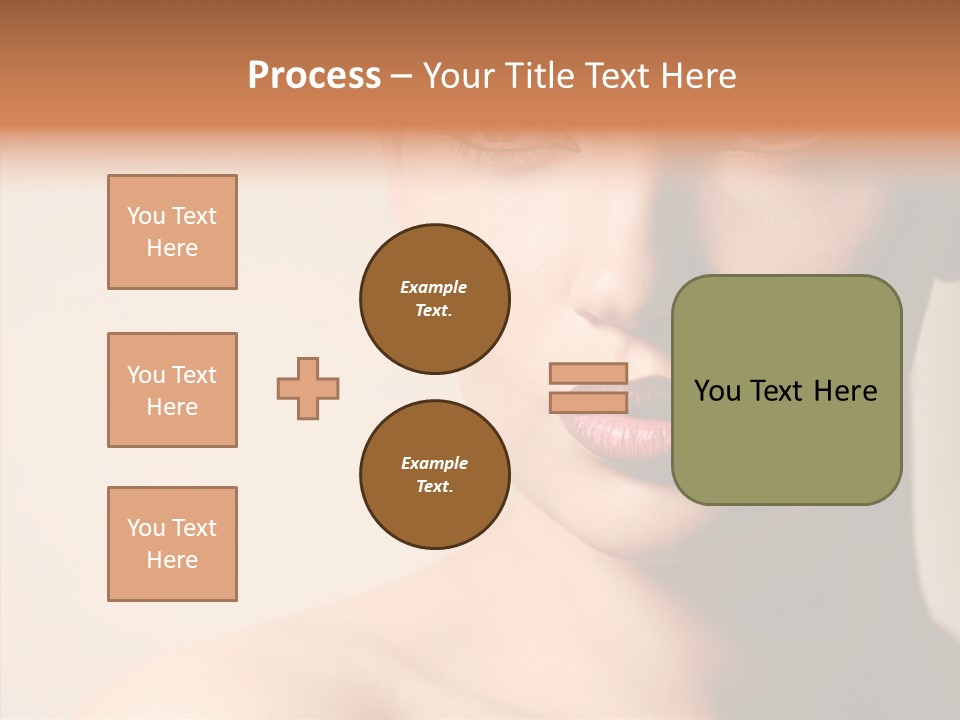 Lips Model Plumpy PowerPoint Template