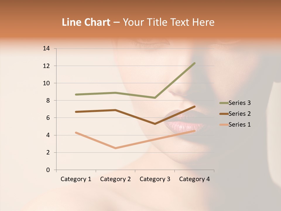 Lips Model Plumpy PowerPoint Template
