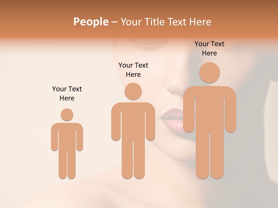 Lips Model Plumpy PowerPoint Template