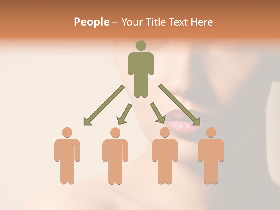 Lips Model Plumpy PowerPoint Template