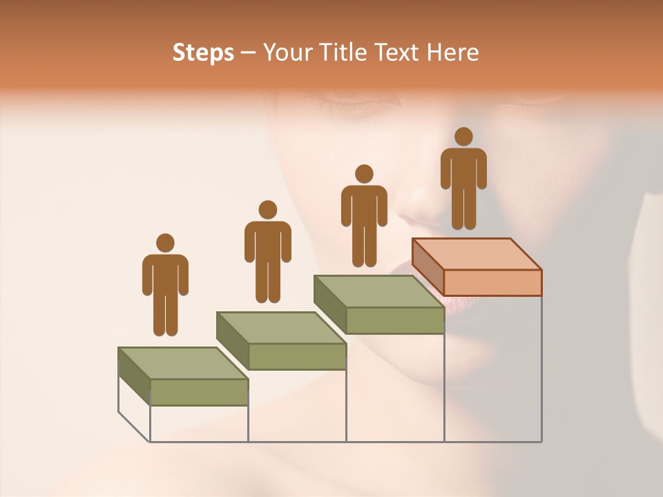 Lips Model Plumpy PowerPoint Template